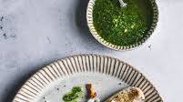Wild mushroom bruschetta with feta and pesto Wild mushroom bruschetta with feta and pesto