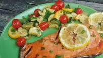 Honey-Ginger Grilled Salmon Honey-Ginger Grilled Salmon