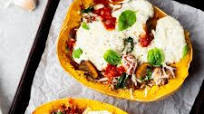 Vegetarian Lasagna Stuffed Spaghetti Squash Vegetarian Lasagna Stuffed Spaghetti Squash