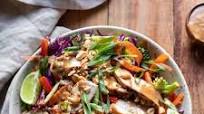 Thai Peanut Chicken Noodle Salad Thai Peanut Chicken Noodle Salad