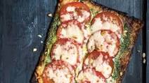Pesto Caprese Matzo Pizza Pesto Caprese Matzo Pizza