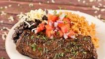 Cinco De Mayo Special: Carne Asada With Pico de Gallo, Spanish Rice, and Seasoned Black Beans Cinco De Mayo Special: Carne Asada With Pico de Gallo, Spanish Rice, and Seasoned Black Beans