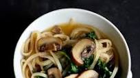 30-Minute Rice Noodle Soup with Mushrooms & Kale Recipe {Vegetarian} 30-Minute Rice Noodle Soup with Mushrooms & Kale Recipe {Vegetarian}