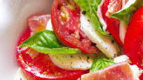Tomato Prosciutto Caprese Tomato Prosciutto Caprese