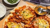Pizza de pastor con piña asada Pizza de pastor con piña asada