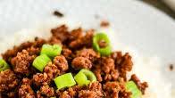 Korean Ground Beef Bowl Korean Ground Beef Bowl