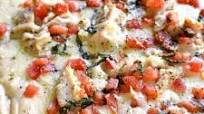 Bruschetta Chicken Alfredo Pizza Bruschetta Chicken Alfredo Pizza