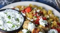 Greek Chicken Meatballs with Tzatziki Sauce Greek Chicken Meatballs with Tzatziki Sauce