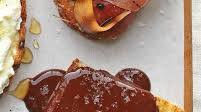 Melted Chocolate with Fleur de Sel Bruschetta Melted Chocolate with Fleur de Sel Bruschetta