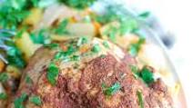 Slow Cooker Mediterranean Whole Chicken Slow Cooker Mediterranean Whole Chicken
