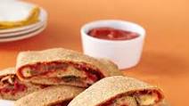 Salami & Spinach Stromboli Salami & Spinach Stromboli