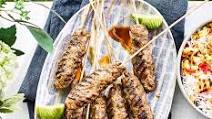 Jerk-ish pork skewers Jerk-ish pork skewers