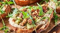 Avocado-hummus toast (AKA Hippie Toast) Avocado-hummus toast (AKA Hippie Toast)