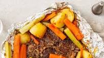 Budget Baked Chuck Steak Dinner in Foil Budget Baked Chuck Steak Dinner in Foil