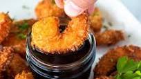 Coconut Shrimp with Honey Soy Dipping Sauce Coconut Shrimp with Honey Soy Dipping Sauce