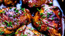 BBQ Baked Chicken Thighs BBQ Baked Chicken Thighs