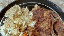 Instant Pot Low Sodium Pork Chops, Smashed Potatoes, Gravy & Carrots Instant Pot Low Sodium Pork Chops, Smashed Potatoes, Gravy & Carrots