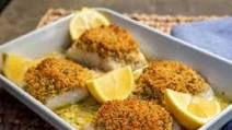 Baked Cod with Garlic And Herb Ritz Crumbs Baked Cod with Garlic And Herb Ritz Crumbs