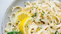 Lemon Garlic Cream Fettuccini Lemon Garlic Cream Fettuccini