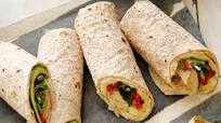 Hummus and Grilled Vegetable Wrap Hummus and Grilled Vegetable Wrap