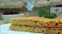 Focaccia au thym – sans gluten et sans lactose Focaccia au thym – sans gluten et sans lactose