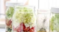 Mediterranean Chickpea Mason Jar Salads Mediterranean Chickpea Mason Jar Salads