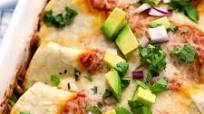 Turkey Enchiladas with Black Beans and Corn Turkey Enchiladas with Black Beans and Corn