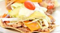 Slow Cooker Chicken Tostadas Slow Cooker Chicken Tostadas