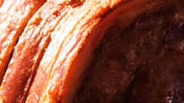 WEBER ROASTED PORK BELLY WITH GRANNY SMITH APPLE PUREE WEBER ROASTED PORK BELLY WITH GRANNY SMITH APPLE PUREE