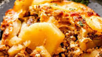 Meat and Potato Casserole {Traditional Macedonian Moussaka} Meat and Potato Casserole {Traditional Macedonian Moussaka}