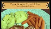 Maple Sesame Glazed Salmon Maple Sesame Glazed Salmon