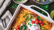 Easy Beef Enchilada Casserole Easy Beef Enchilada Casserole