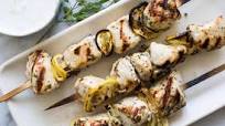 Greek Lemon Chicken Skewers With Tzatziki Sauce Recipe Greek Lemon Chicken Skewers With Tzatziki Sauce Recipe