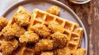 Crispy Chicken and Buttermilk Waffles With Sriracha Honey Crispy Chicken and Buttermilk Waffles With Sriracha Honey