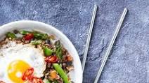 Thai Beef Larb With Fried Egg Thai Beef Larb With Fried Egg