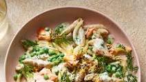 Healthy salmon pasta Healthy salmon pasta