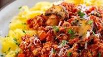 Turkey Bolognese with Roasted Spaghetti Squash Turkey Bolognese with Roasted Spaghetti Squash