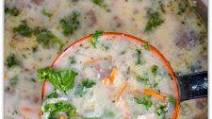 Slow Cooker Parmesan, Sausage and Kale Soup Slow Cooker Parmesan, Sausage and Kale Soup