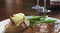Steak with Baked Potato and Green Beans Steak with Baked Potato and Green Beans