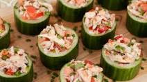 Crab Salad Cucumber Cups Crab Salad Cucumber Cups
