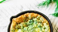 Baked Frittata Recipe - Spinach, Feta and Dill Baked Frittata Recipe - Spinach, Feta and Dill