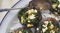 Spanakopita-Stuffed Portobello Mushrooms Spanakopita-Stuffed Portobello Mushrooms