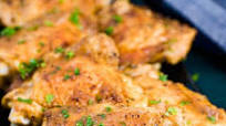 Crispy Baked Chicken Thighs Crispy Baked Chicken Thighs