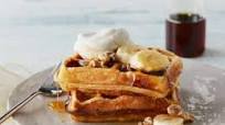 Banana Buttermilk Waffles Banana Buttermilk Waffles