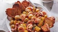 Shrimp and Corn in a Butter Bath Shrimp and Corn in a Butter Bath