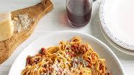 Beef Bolognese with Linguine Beef Bolognese with Linguine