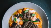 Grilled Salmon Recipe With Peach Curry and Coconut Cream Grilled Salmon Recipe With Peach Curry and Coconut Cream