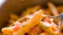 Pasta with Creamy Tomato Sauce Pasta with Creamy Tomato Sauce