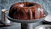 Chocolate banana bundt cake butterscotch sauce Chocolate banana bundt cake butterscotch sauce