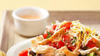 Chili-Lime Chicken Tostada with Pico de Gallo and Chipotle Crema Chili-Lime Chicken Tostada with Pico de Gallo and Chipotle Crema